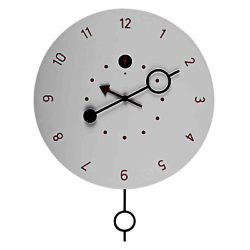 Diamantini & Domeniconi Cipasso Cuckoo Clock, White, Dia.45cm